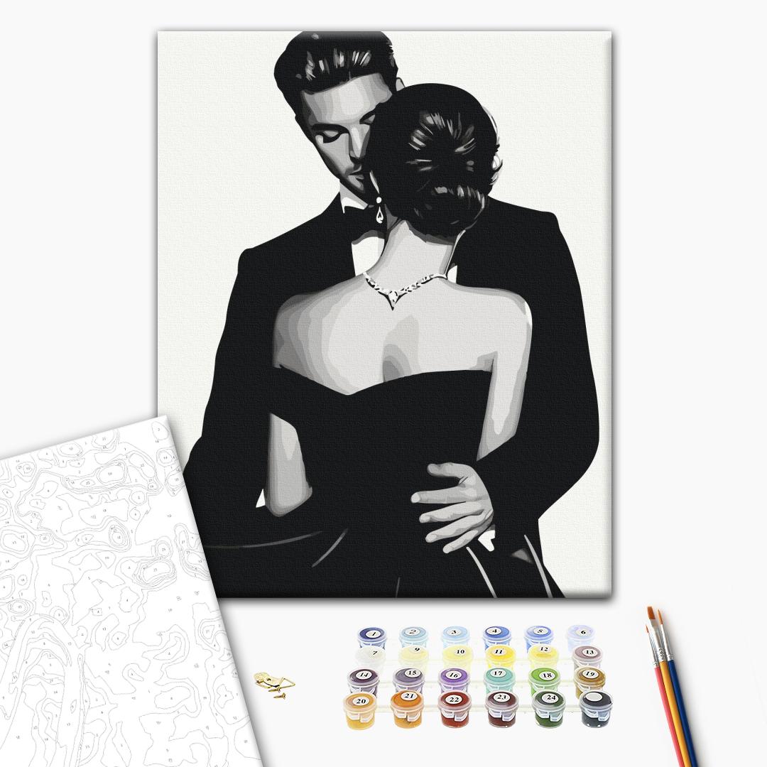 Painting by numbers Elegant romance (BS54352)