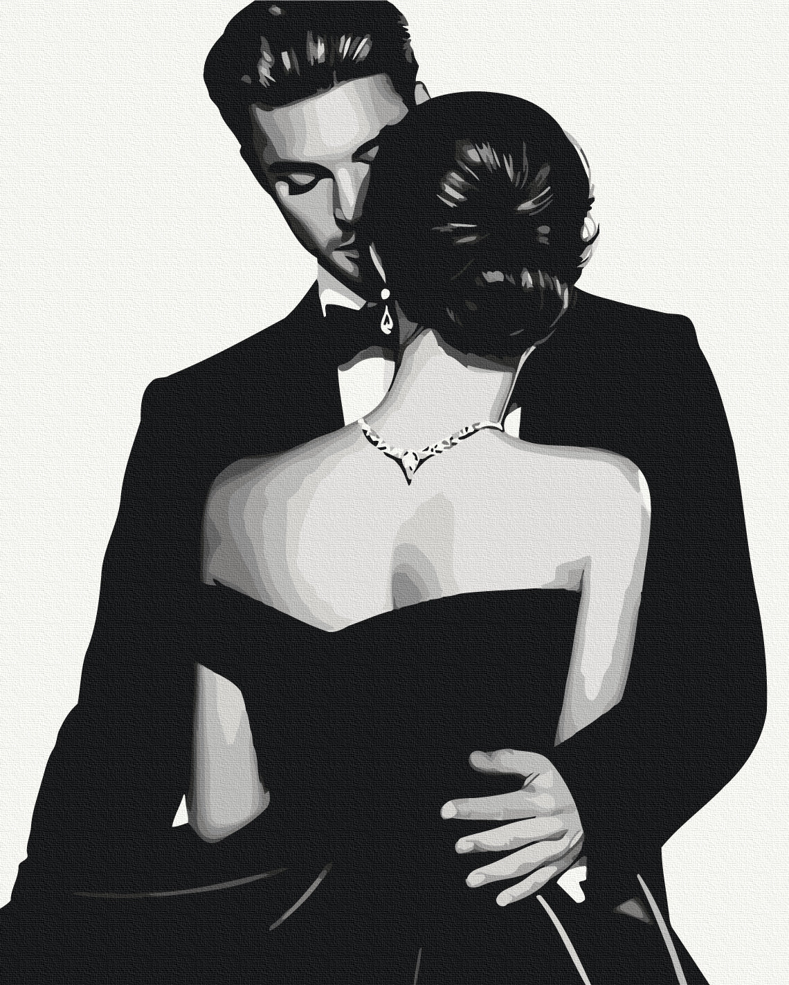 Painting by numbers Elegant romance (BS54352)