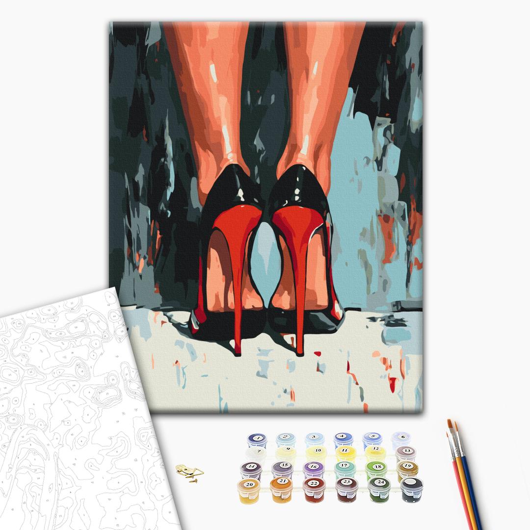Painting by numbers Heels that solve everything (BS54343)