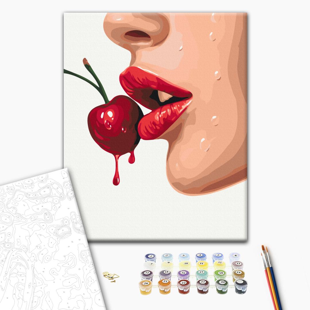 Painting by numbers Seductive red (BS54340)
