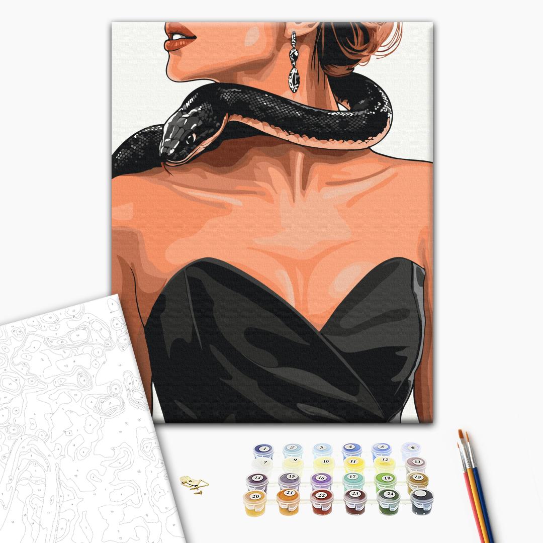 Painting by numbers Snake grace (BS54342)