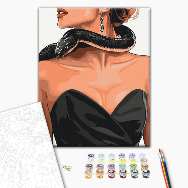Painting by numbers Snake grace (BS54342) - StringArt.lv