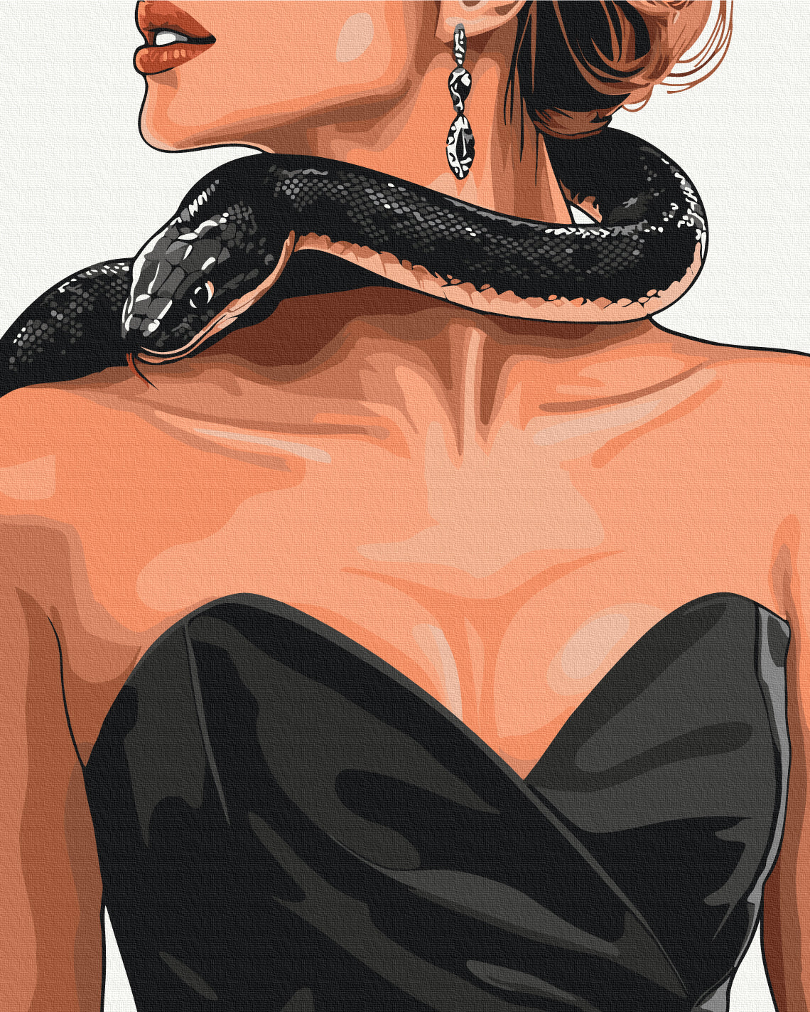 Painting by numbers Snake grace (BS54342)