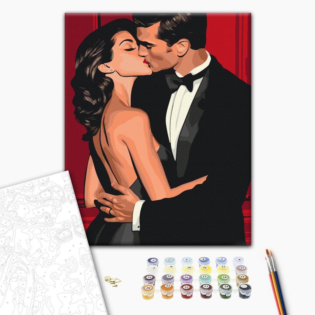 Painting by numbers The flame of passion (BS54339)