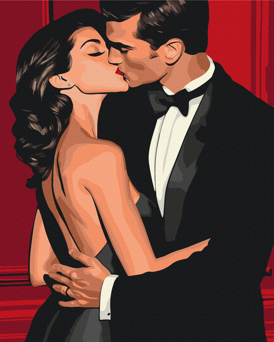 Painting by numbers The flame of passion (BS54339)