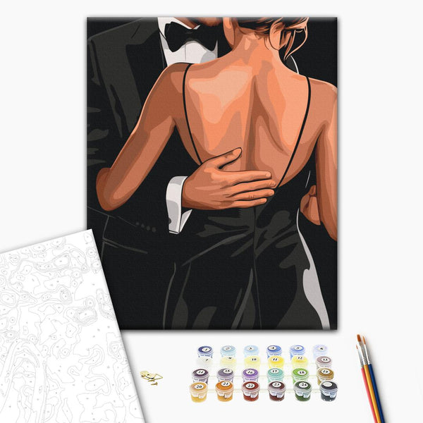 Painting by numbers You and me (BS54337) - StringArt.lv