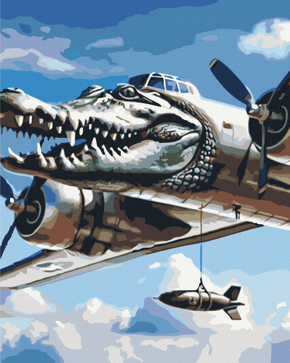 Painting by numbers Bombardino Crocodile (BS54388)