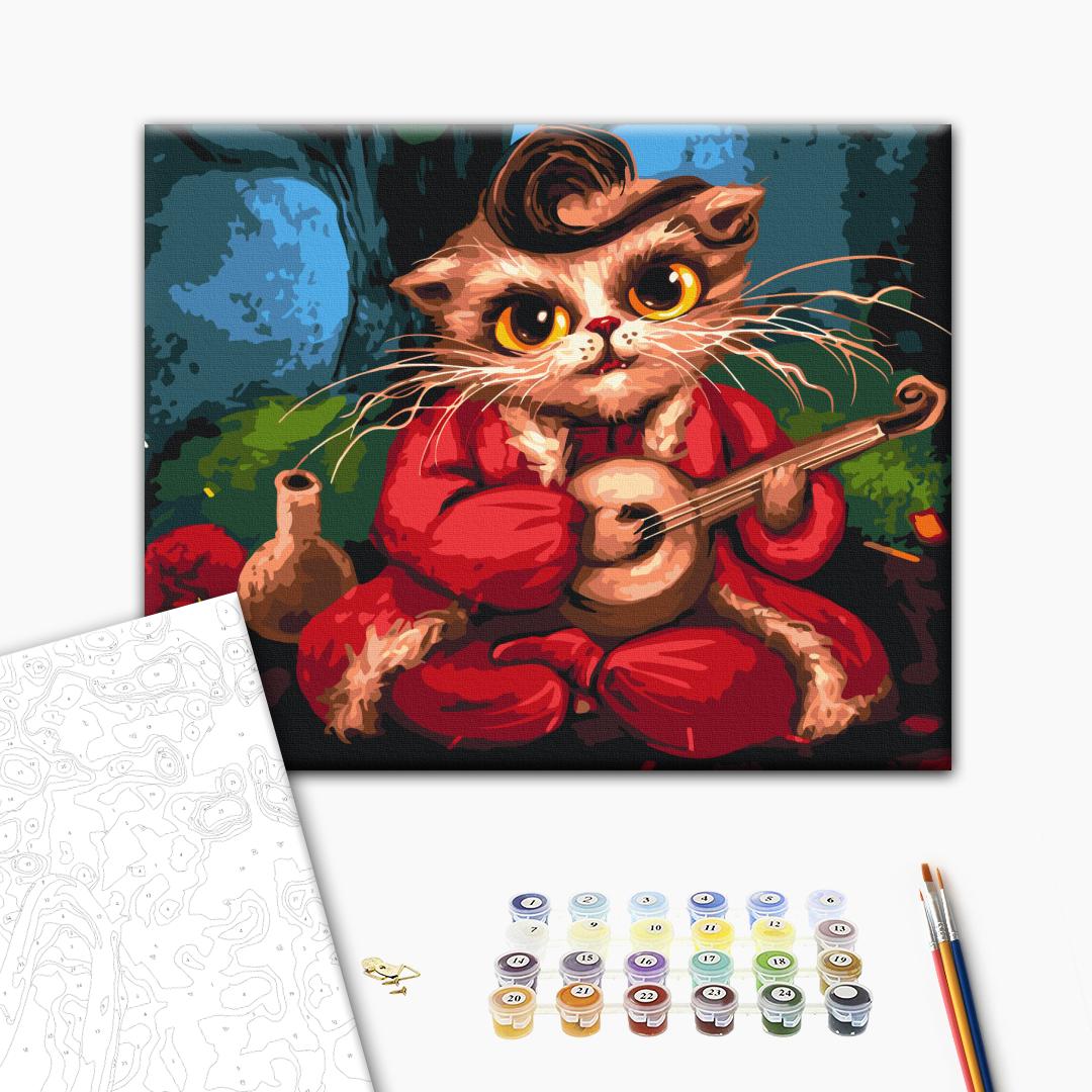 Painting by numbers Cat Mamai © Marianna Pashchuk (BS54423)