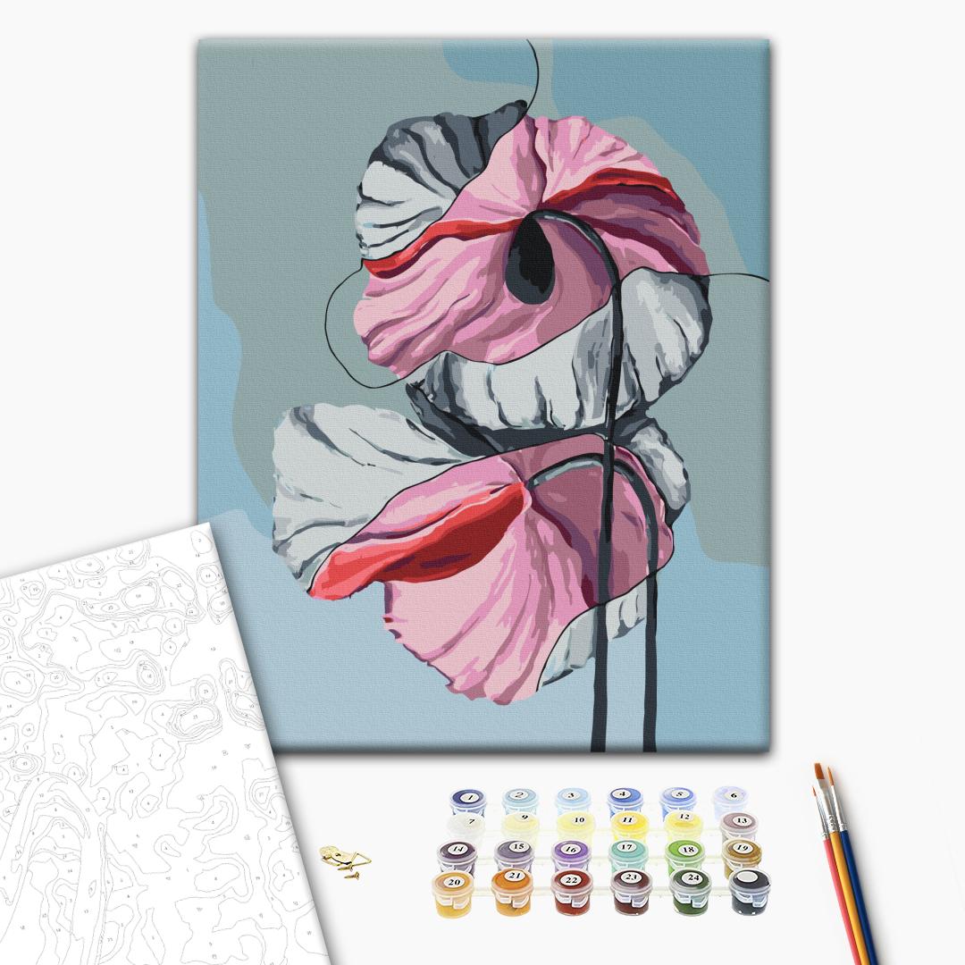 Painting by numbers Whisper of wild beauty © Kateryna Savych (BS54454)