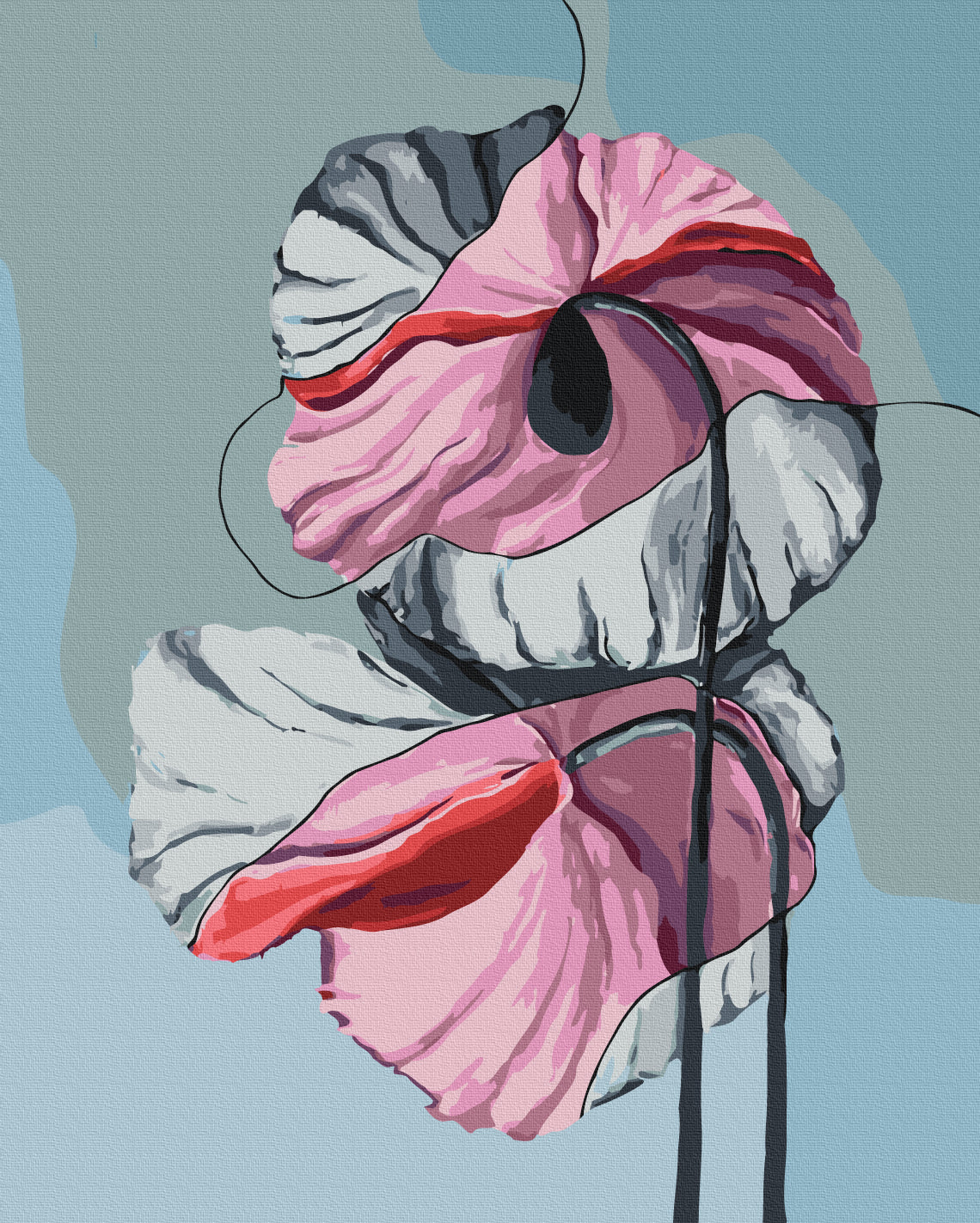 Painting by numbers Whisper of wild beauty © Kateryna Savych (BS54454)