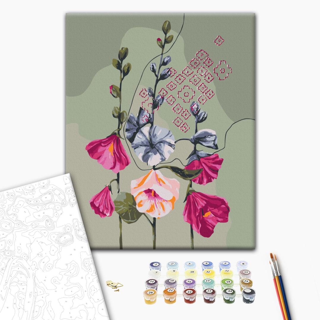 Painting by numbers Mallows have bloomed © Kateryna Savych (BS54457)