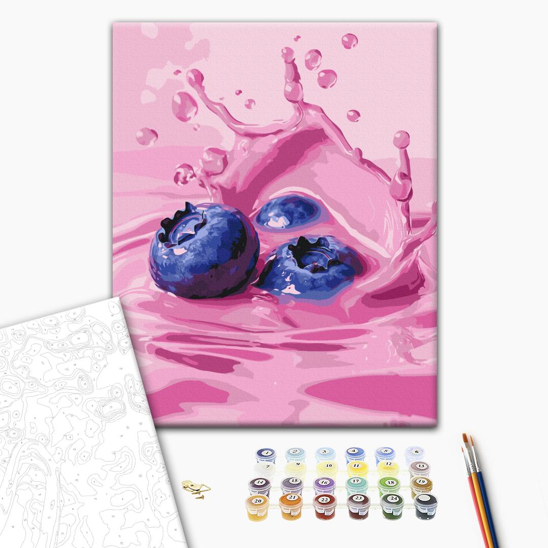 Painting by numbers Juicy blueberries (BS54435)