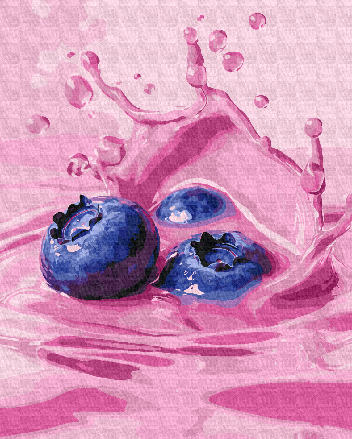 Painting by numbers Juicy blueberries (BS54435)