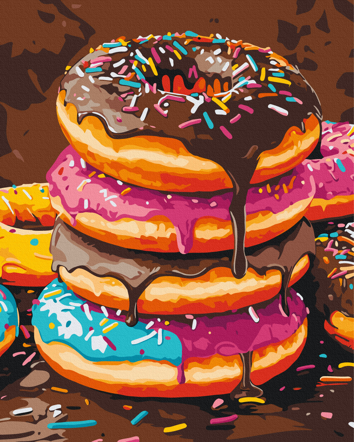 Painting by numbers Sweet donations (BS54437)