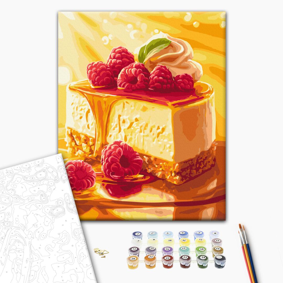 Painting by numbers Honey cheesecake (BS54439)
