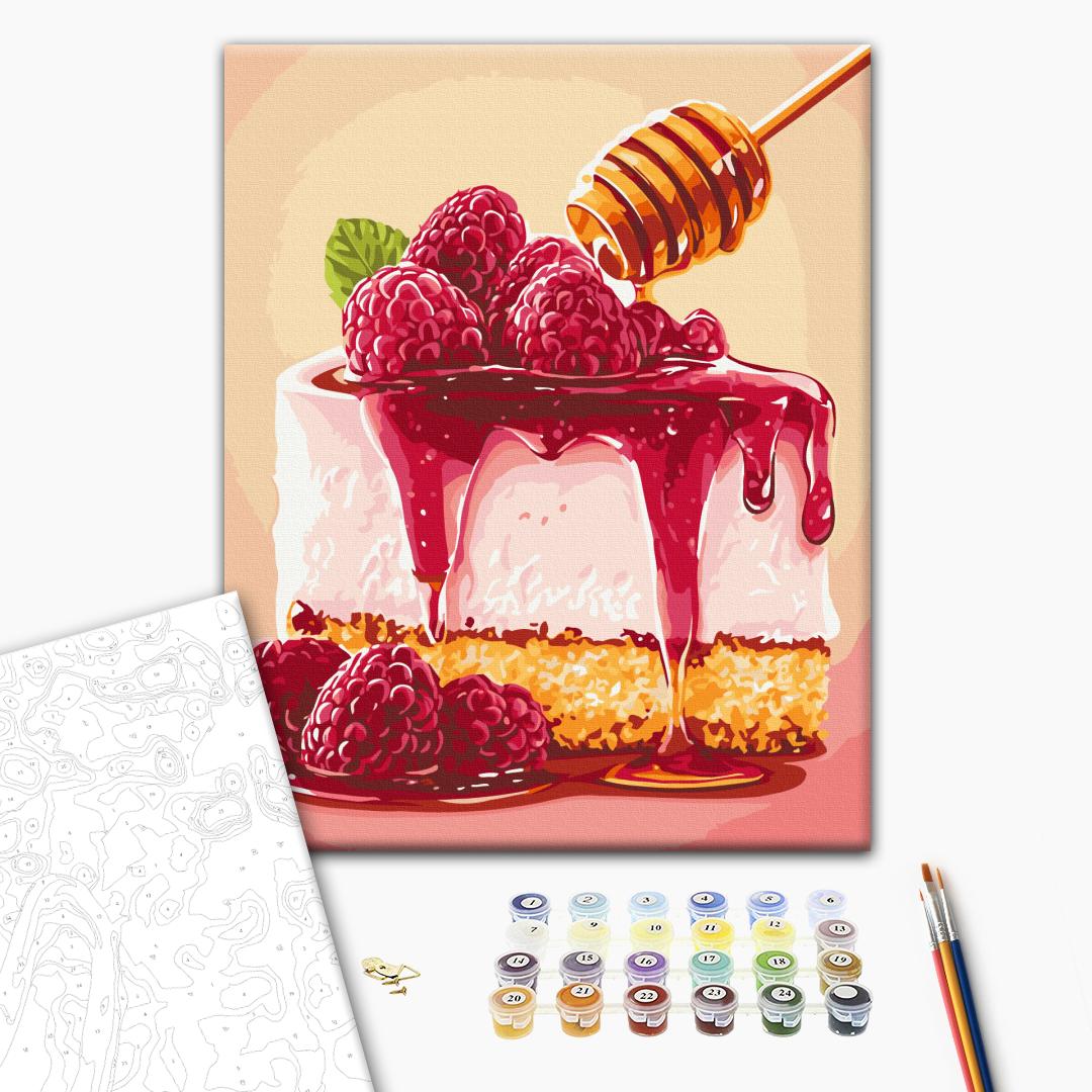 Painting by numbers Raspberry cheesecake (BS54445)