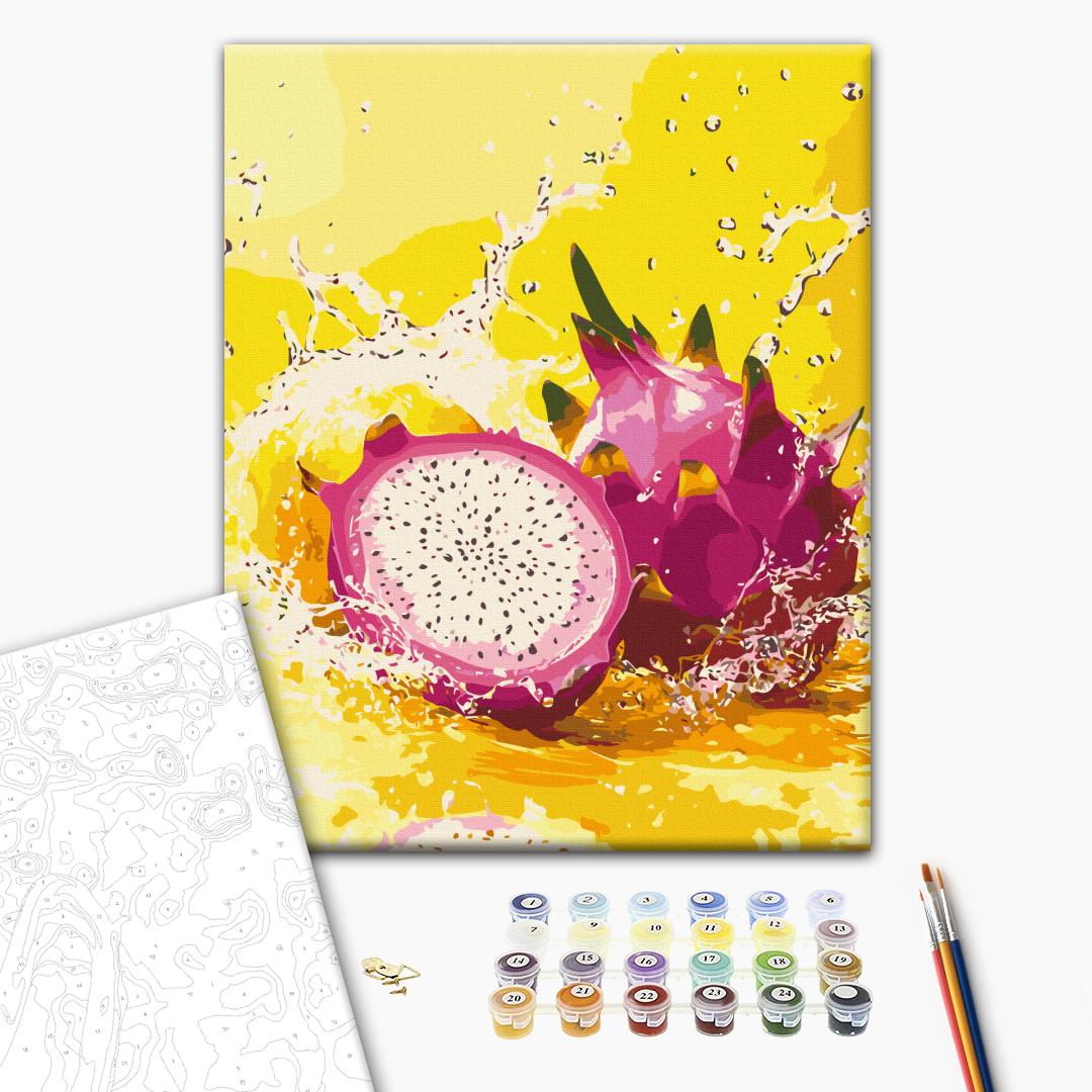 Painting by numbers Refreshing dragon fruit (BS54448)