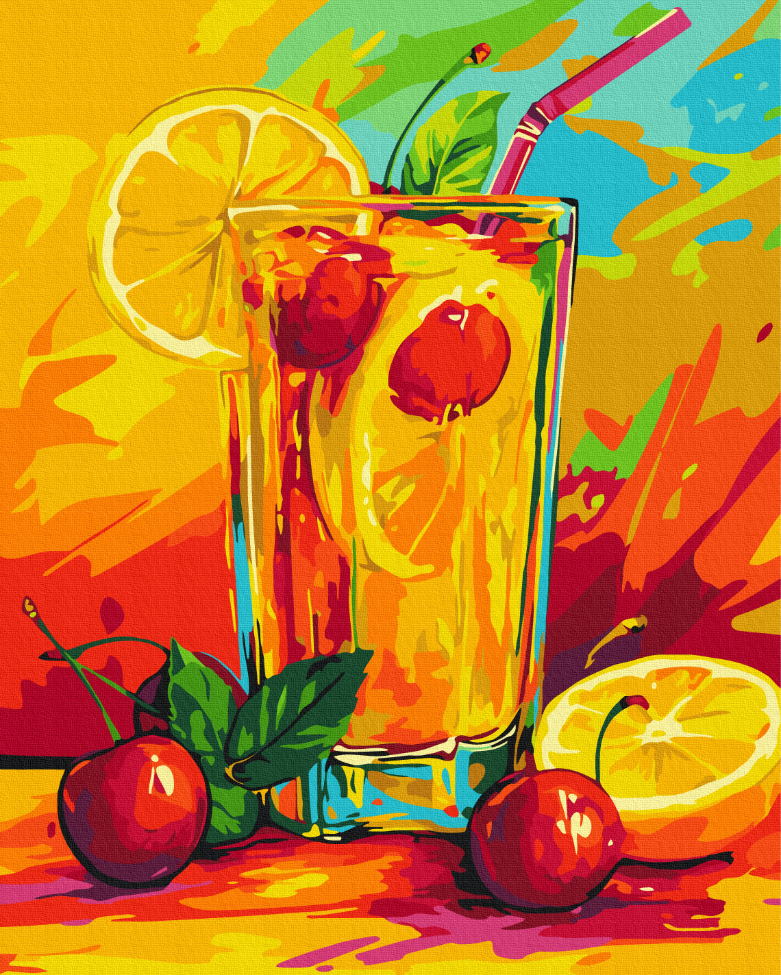 Painting by numbers Fruit cocktail (BS54452)