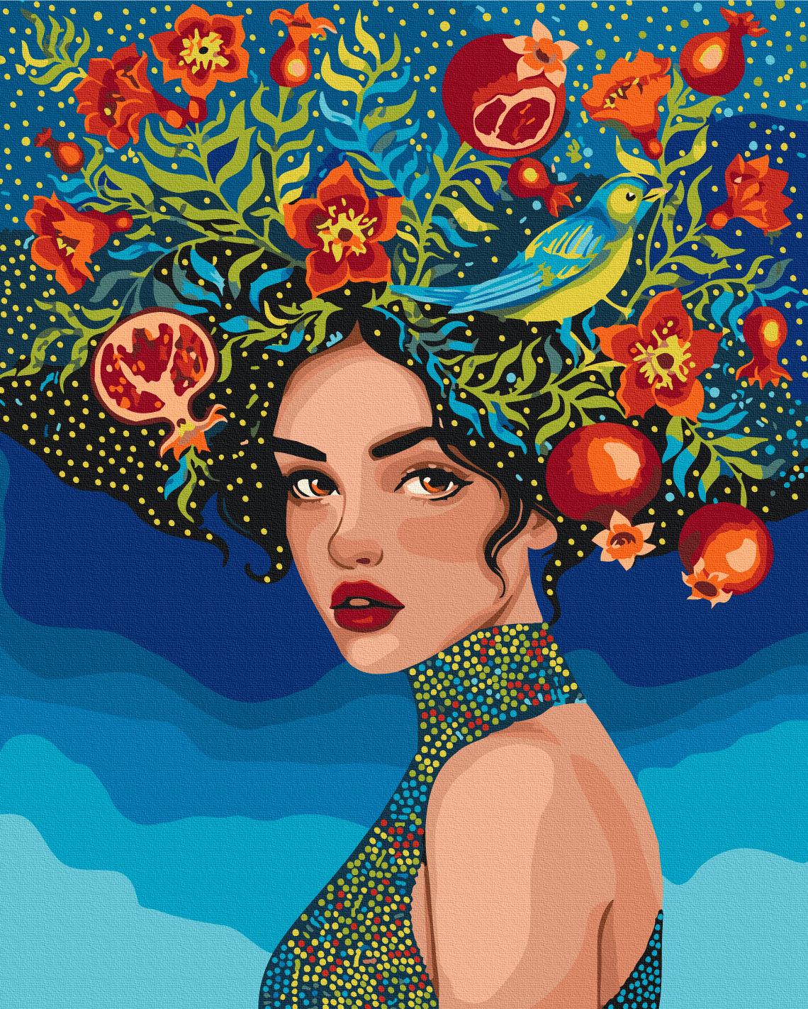 Painting by numbers Keeper of the summer © Polina Skurykhina (BS54323)
