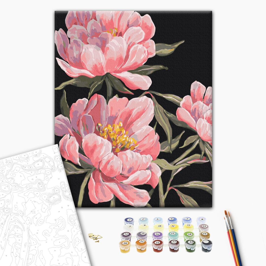 Painting by numbers The language of peonies © LUNATART (BS54305)