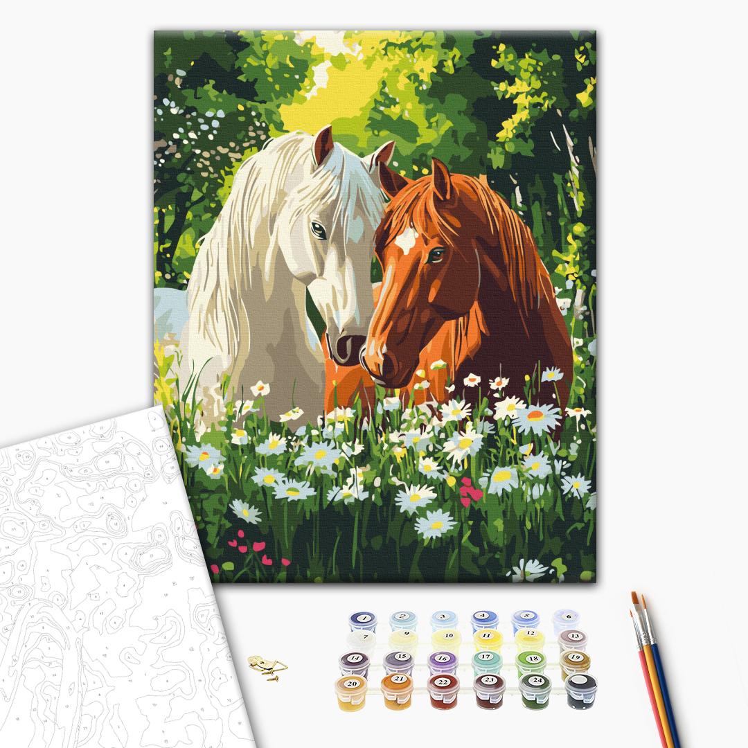 Painting by numbers The silence of blooming mornings (BS54425)