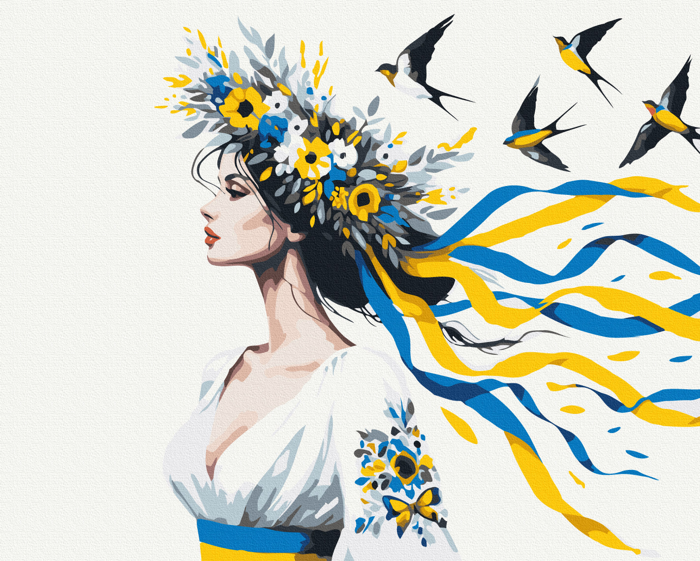 Painting by numbers The wind of freedom © Anna Hrytsiuk (BS54372)