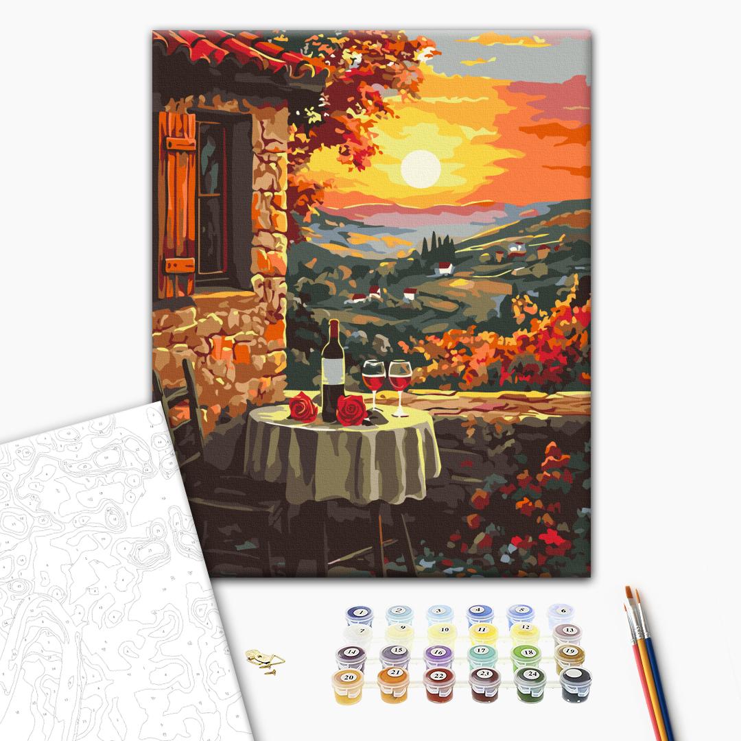 Painting by numbers Romantic sunset (BS54400)