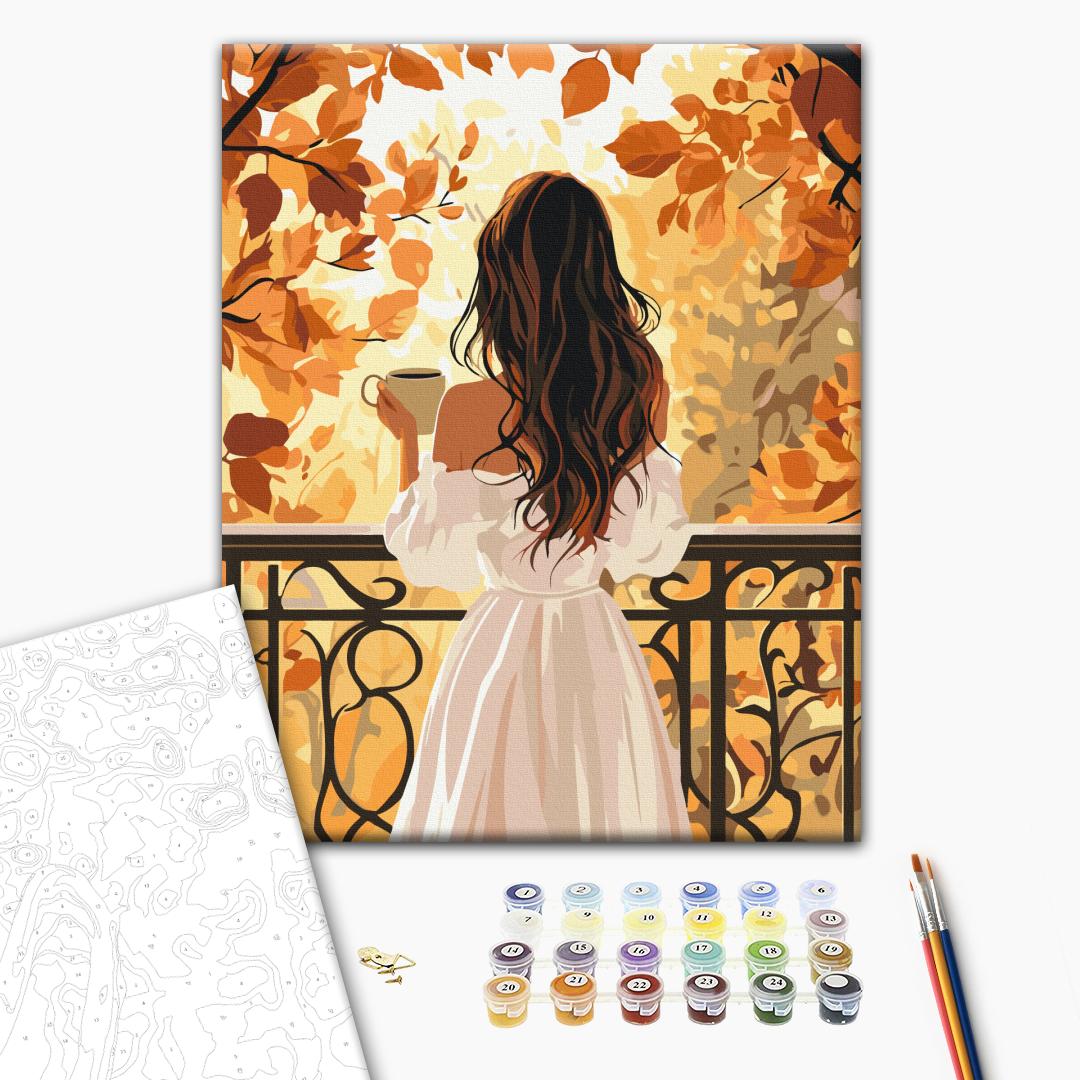 Painting by numbers October morning (BS54358)