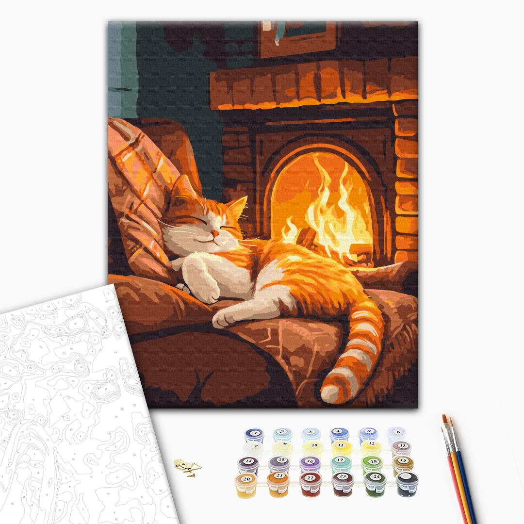 Painting by numbers Warmth and purr (BS54360)