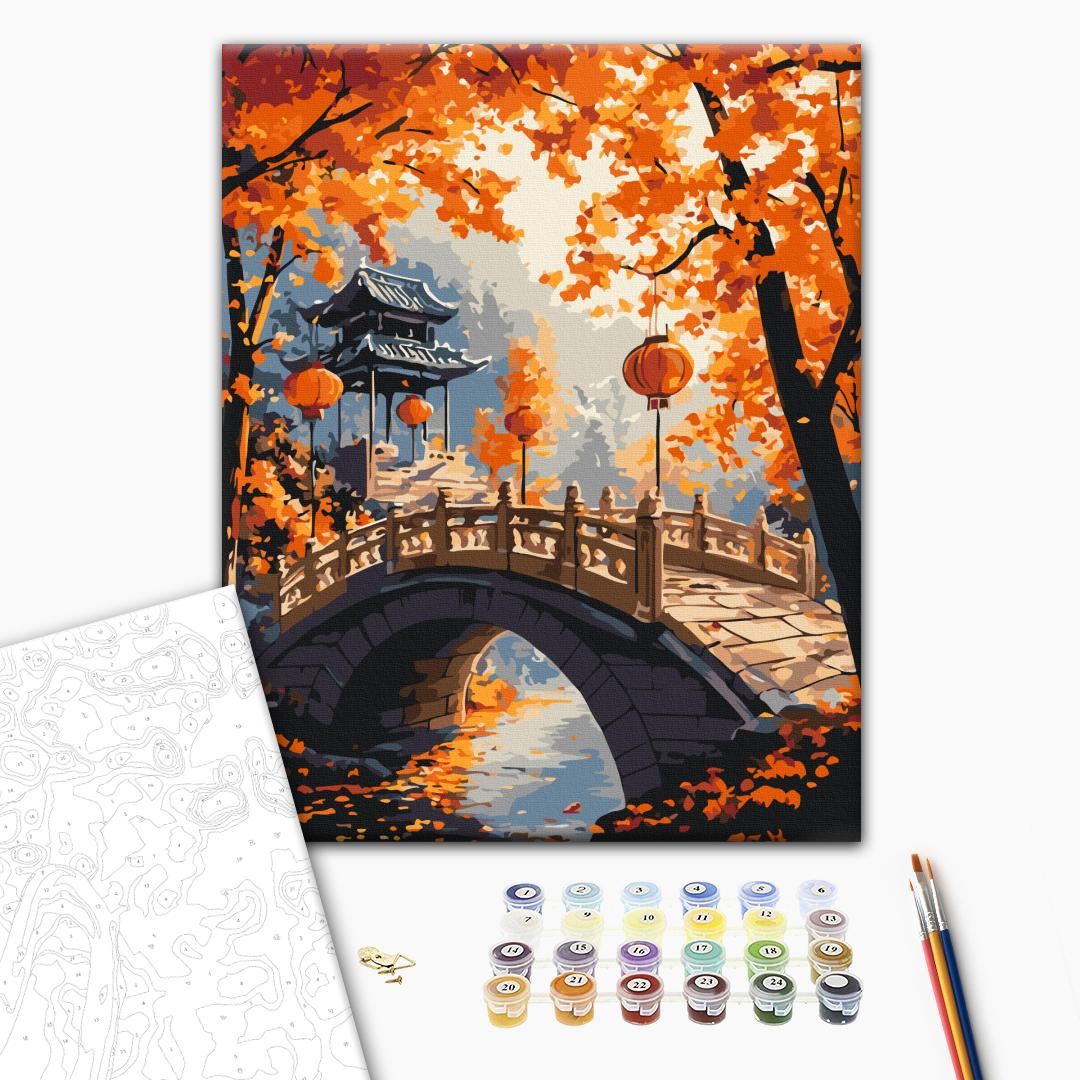 Painting by numbers Autumn promenade (BS54395)