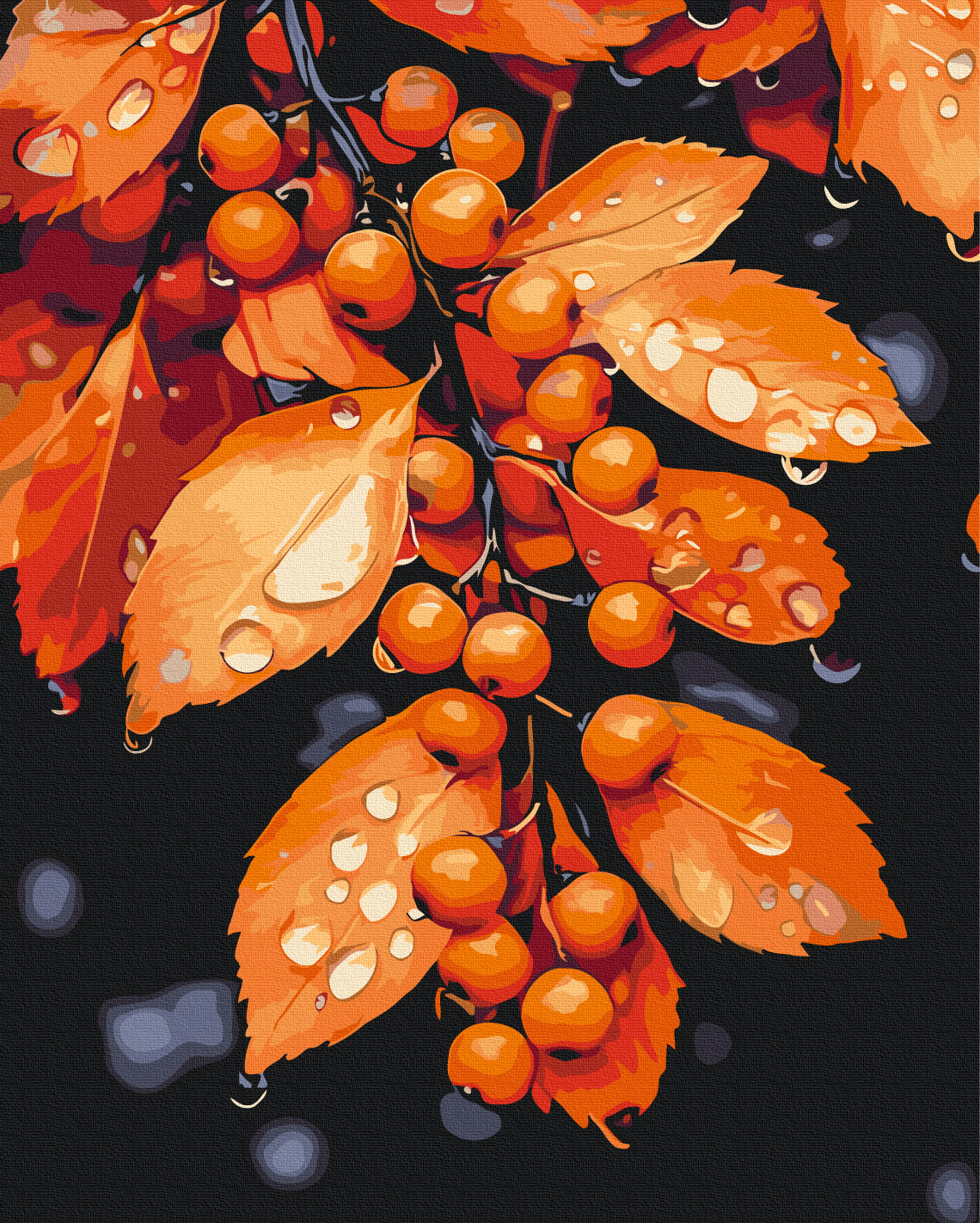 Painting by numbers Melody of drops (BS54386)
