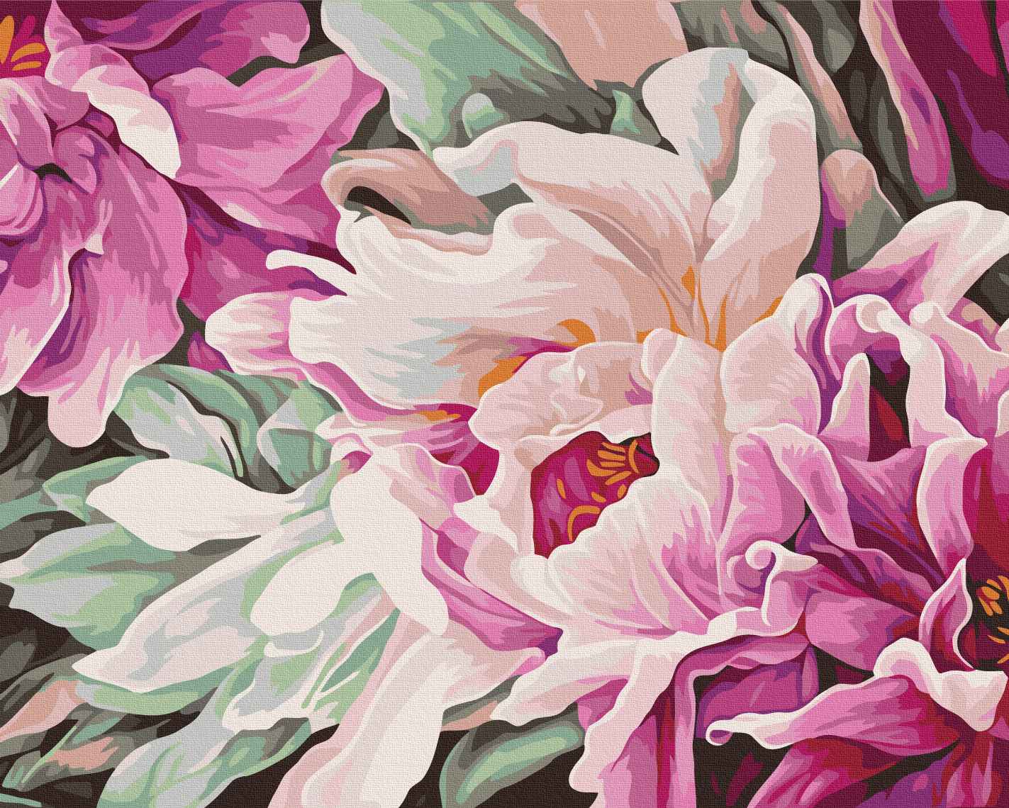 Painting by numbers In the rhythm of flowers © Anastasia Alyokhina (BS54478)