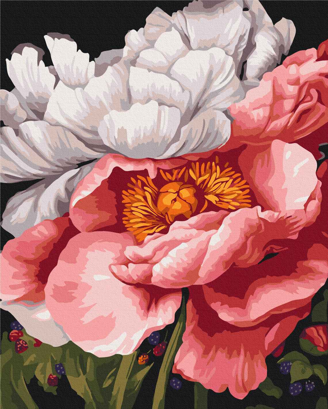 Painting by numbers Silence in flowers © Anastasia Alyokhina (BS54475)