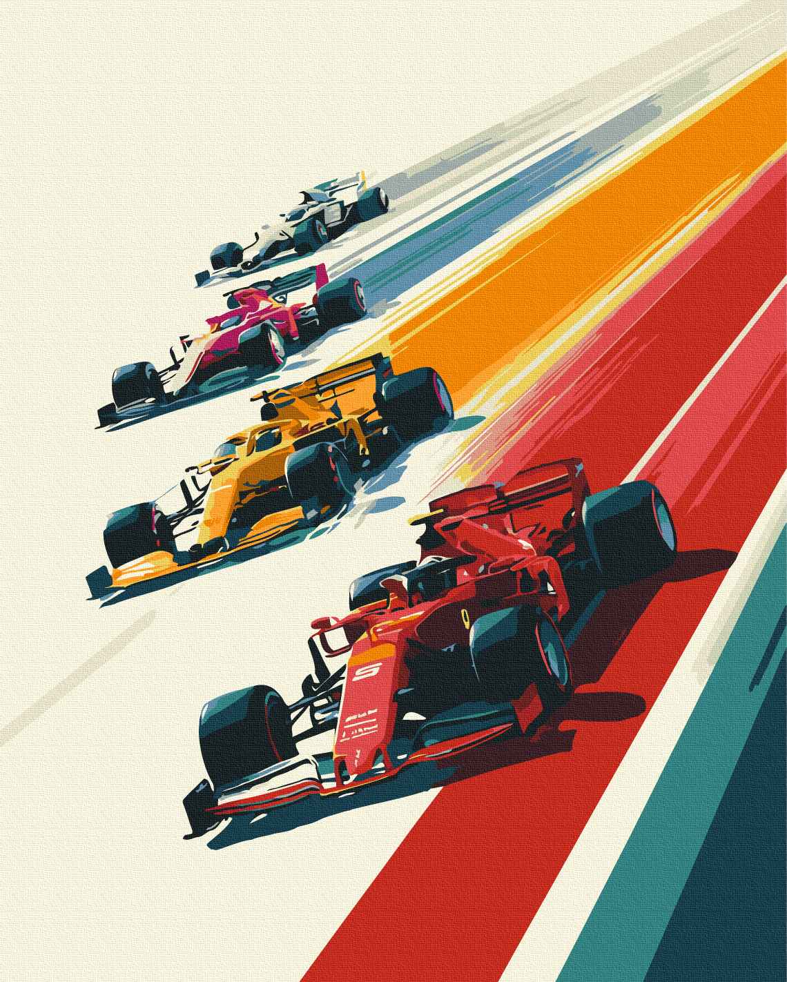 Painting by numbers The pursuit of victory (BS54510)