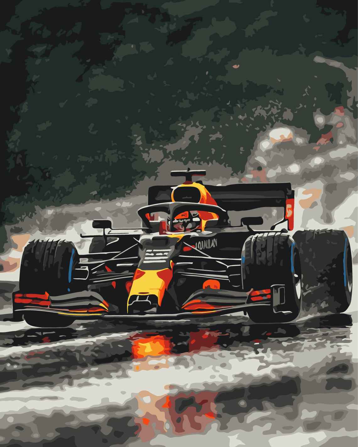 Painting by numbers Adrenaline formula (BS54520)