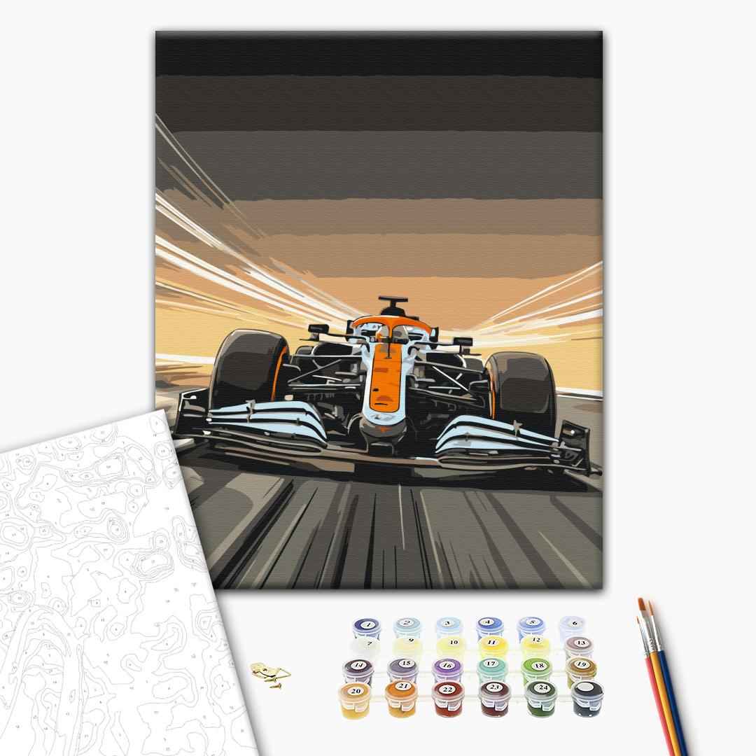 Painting by numbers The moment of acceleration (BS54522)