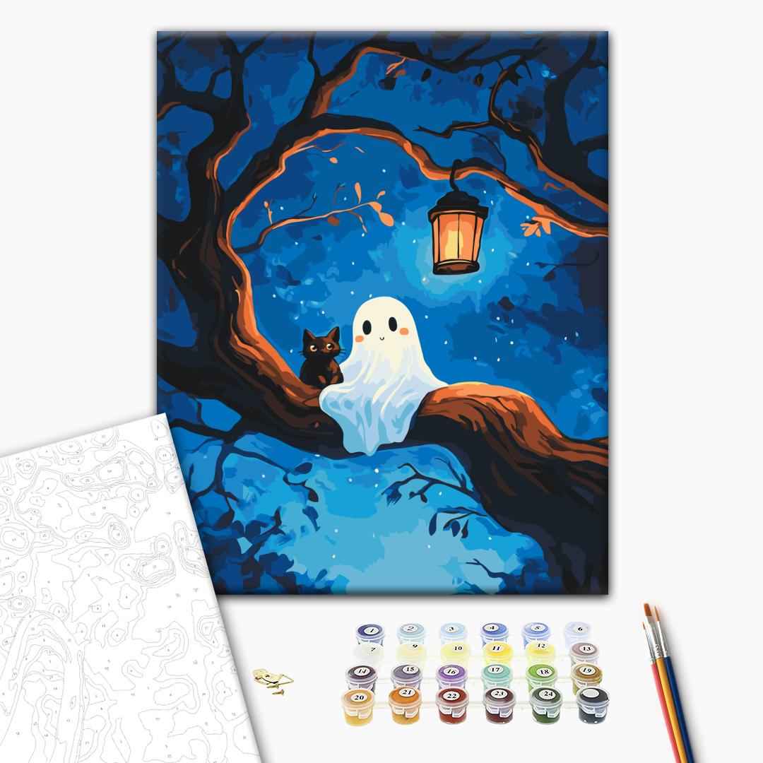 Painting by numbers Halloween friends (BS54403)