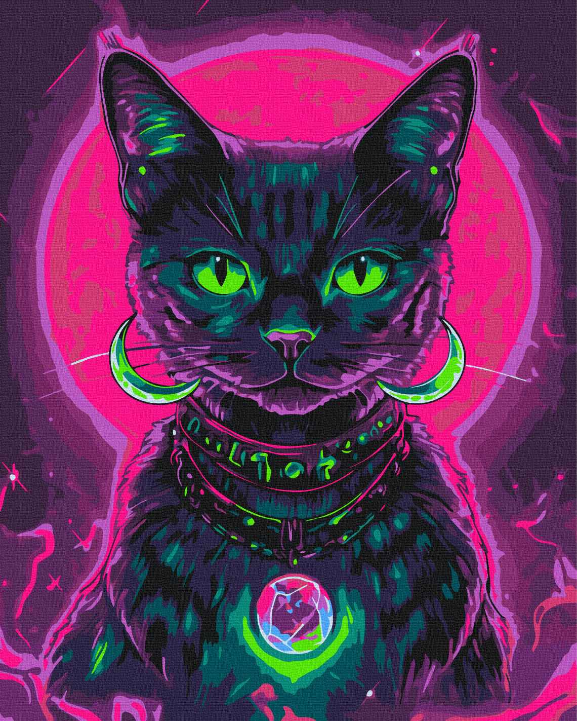 Painting by numbers The fluffy soothsayer (BS54410)