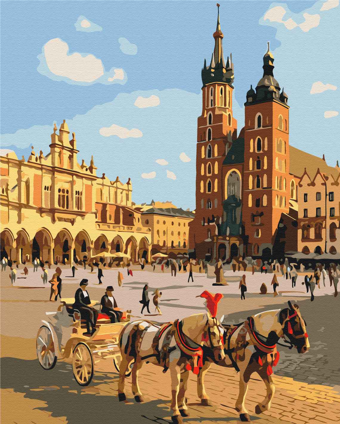 Painting by numbers Near St. Mary's Church (BS54545)