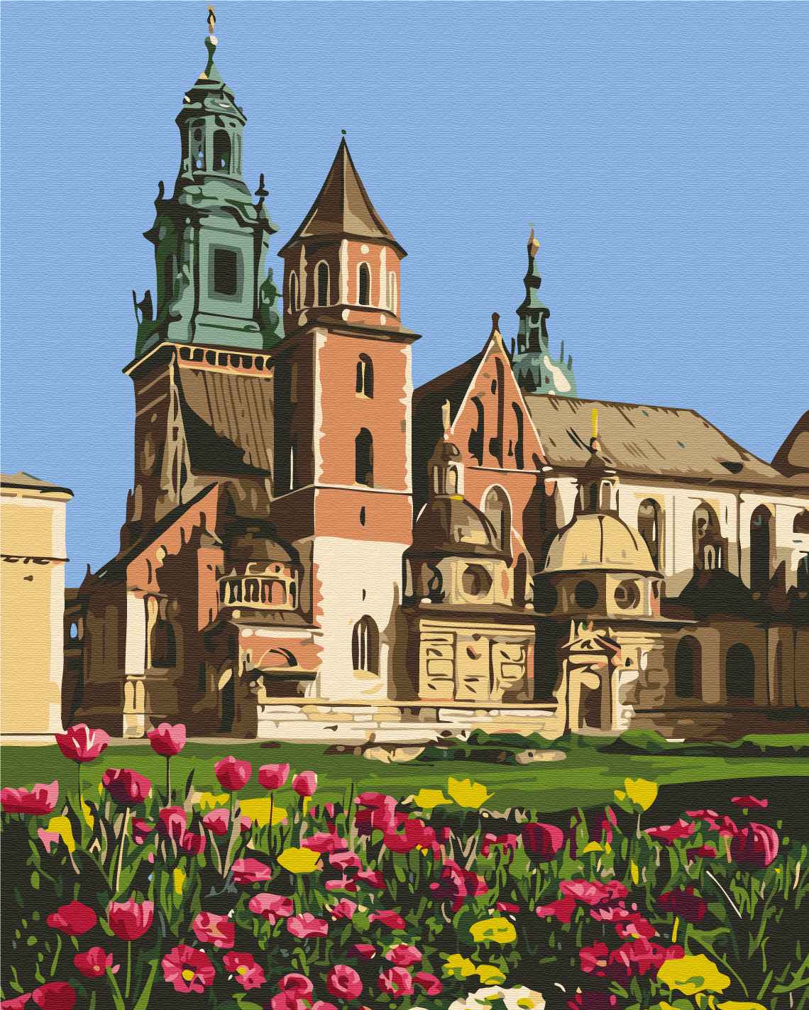 Painting by numbers Wawel Cathedral (BS54533)