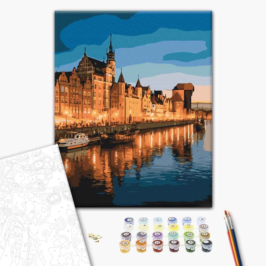 Painting by numbers An evening in Gdańsk (BS54536)