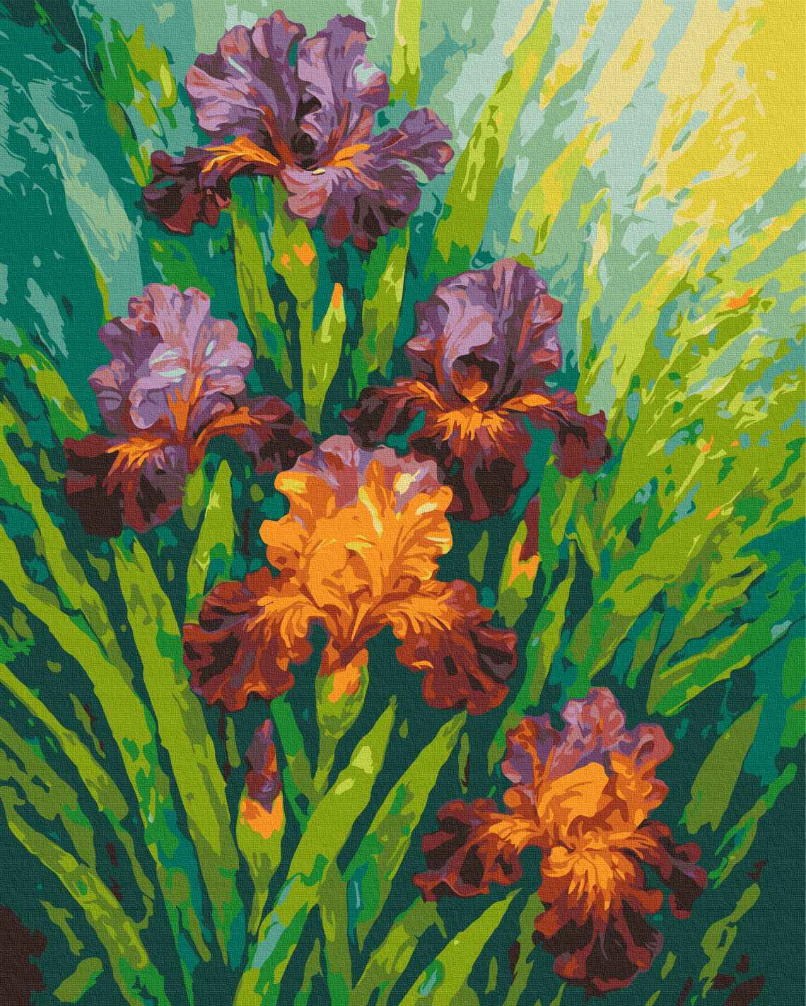 Painting by numbers The magic of flowers © Oleg Loburak (BS54527)