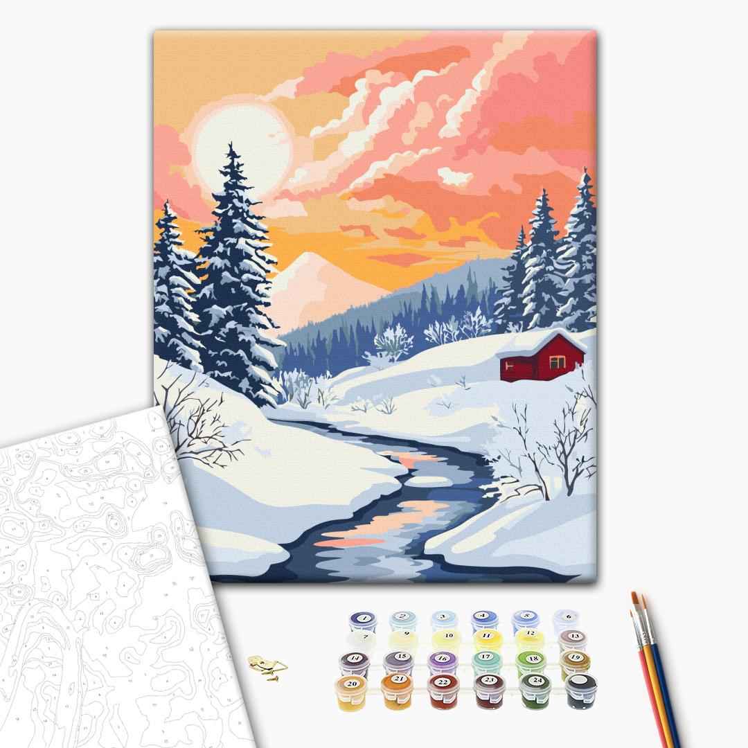 Painting by numbers Winter harmony (BS54524)