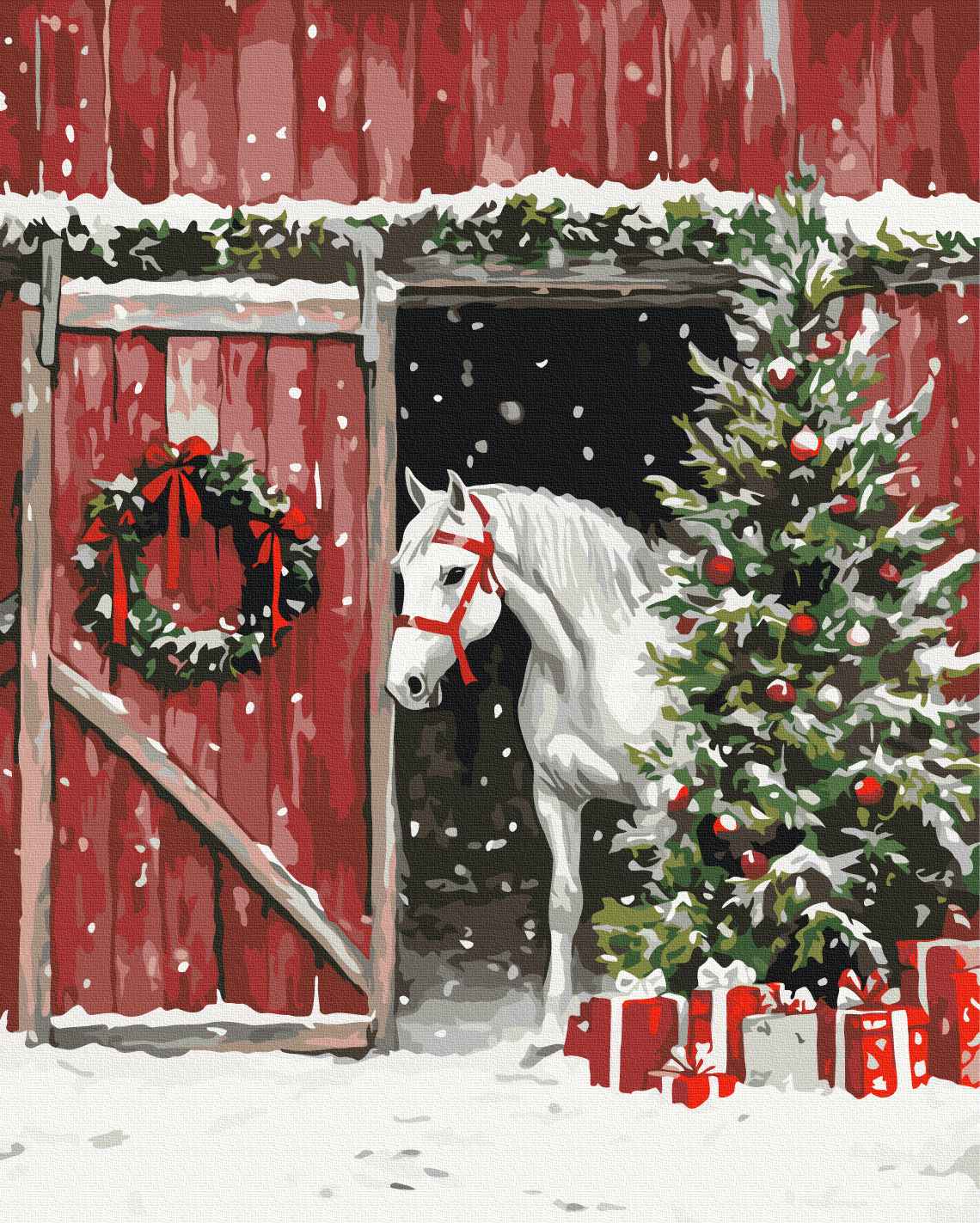 Painting by numbers To the sound of hooves and snow (BS54526)