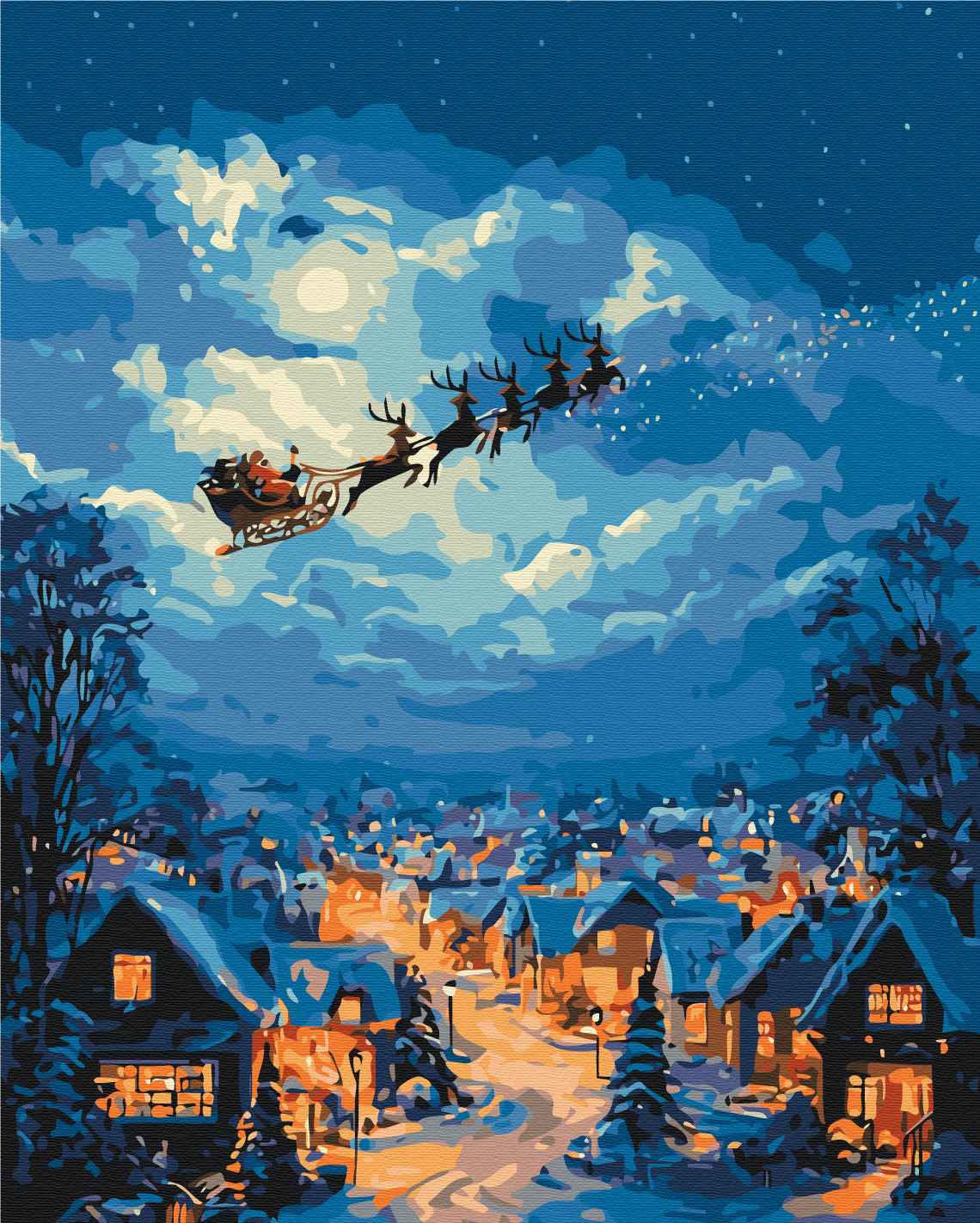 Painting by numbers The holiday is approaching. (BS54521)