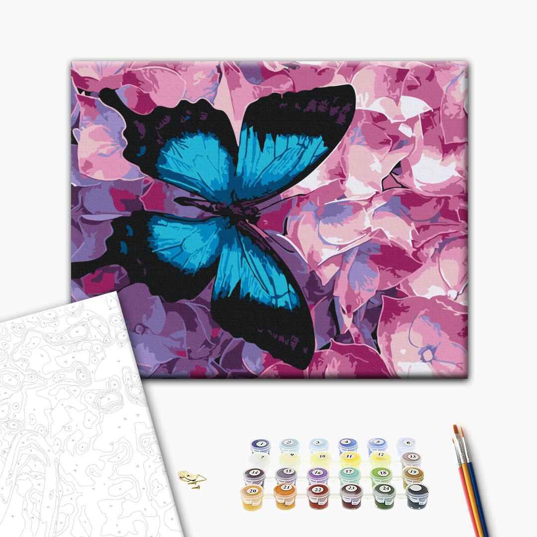 Painting by numbers Butterfly on flowers (RBS21627)