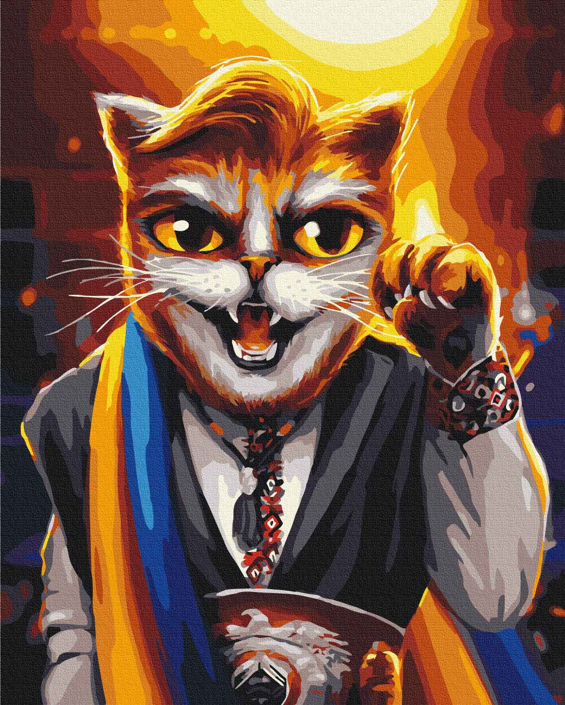 Painting by numbers Invincible champion© Marianna Pashchuk (BS54215)