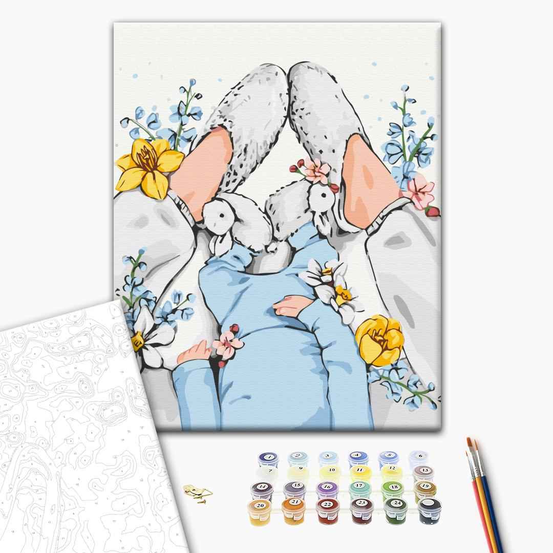 Painting by numbers What happiness smells like ©Alla Berezovska (BS54345)