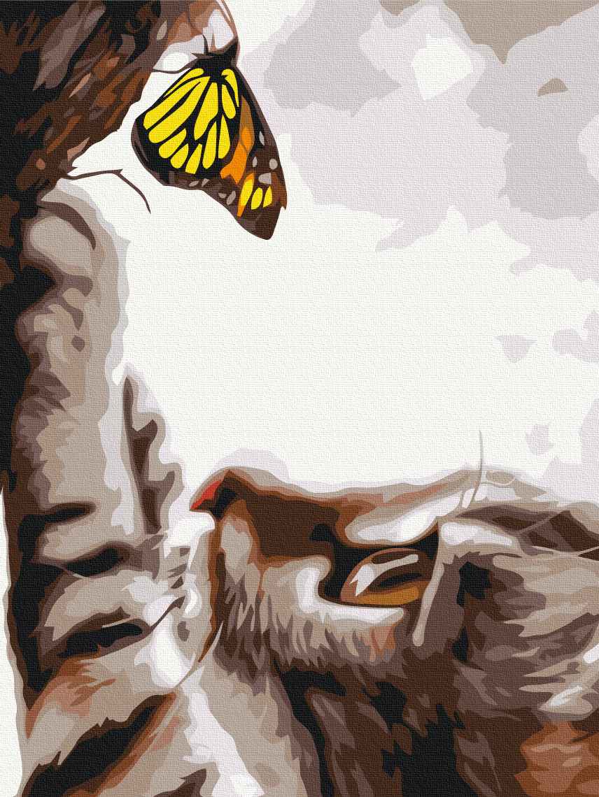 Painting by numbers In search of a friend (RBS52667)