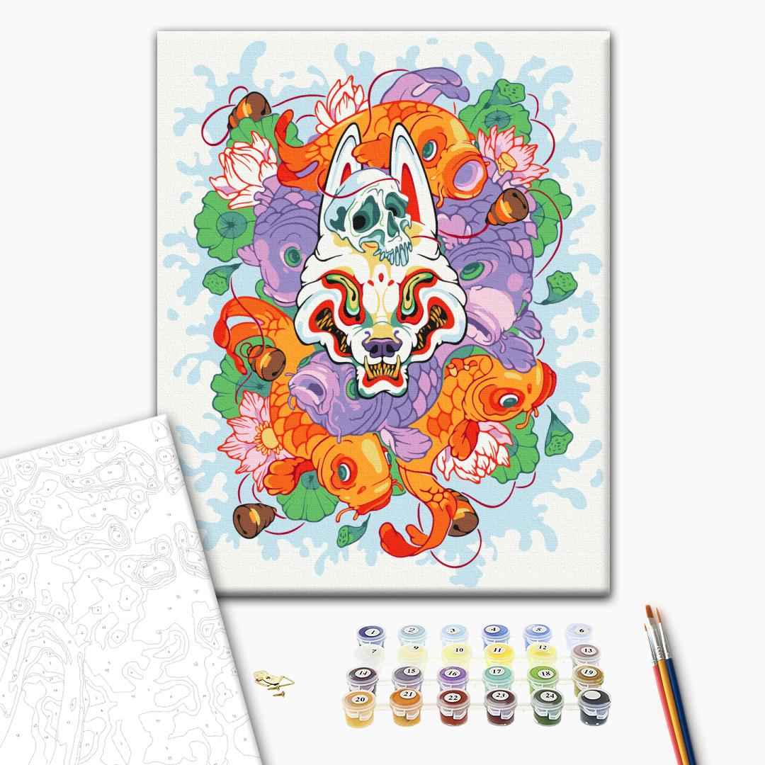 Painting by numbers Kitsune (RBS1036)
